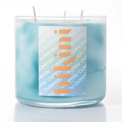 Aρωματικό κερί σόγιας & καρύδας BIKINI (450g)