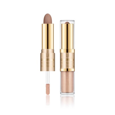 Milani - Contour & Highlight Cream & Liquid Duo 03 Natural/Medium