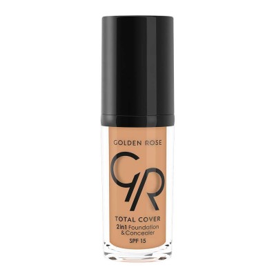 TOTAL COVER 2 in 1  SPF15 11. NUDE. Golden Rose