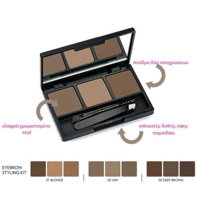 Eyebrow Styling Kit Deep Brown 03 Golden Rose