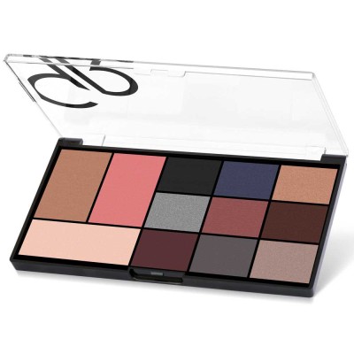 Face & Eye palette - 02 Smokey. Golden Rose