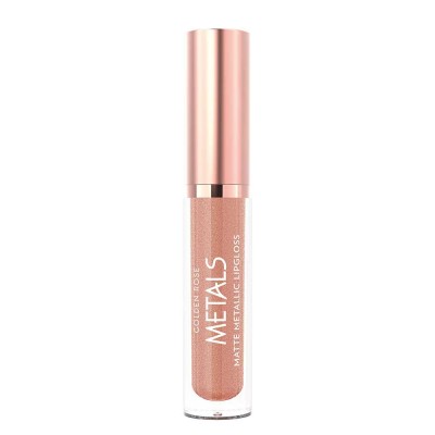 Matte Metallic Lipgloss - 51 Shimmer. Golden Rose