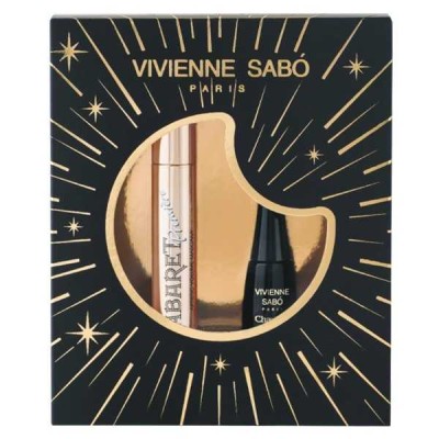Vivienne Sabo Gift Set IIΙ 2021: Mascara Cabaret Premiere 01 20g + liquid eyeliner Charbon 01 10.8g