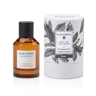 EAU DE TOILETTE BERGAMOT & AMBERWOOD - BLUE SCENTS