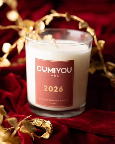 Aρωματικό κερί σόγιας & καρύδας 2026 (200g)