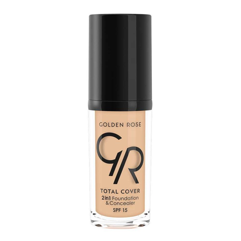 TOTAL COVER 2 in 1  SPF15 02. IVORY. Golden Rose