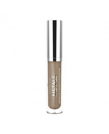 Metallic Liquid Eyeshadow - 107 Mocha. Golden Rose