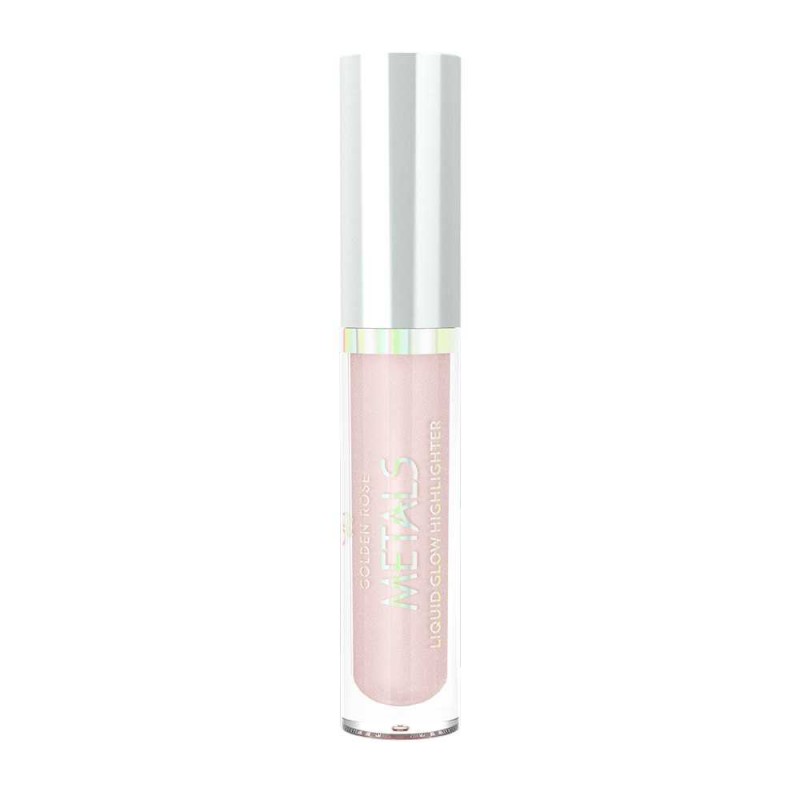 Metallic Liquid Glow Highlighter Metals 01 pearly pink. Golden Rose