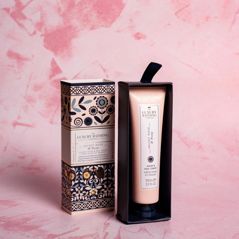 Luxury Hand Cream με άρωμα τριαντάφυλλο και παιώνια
