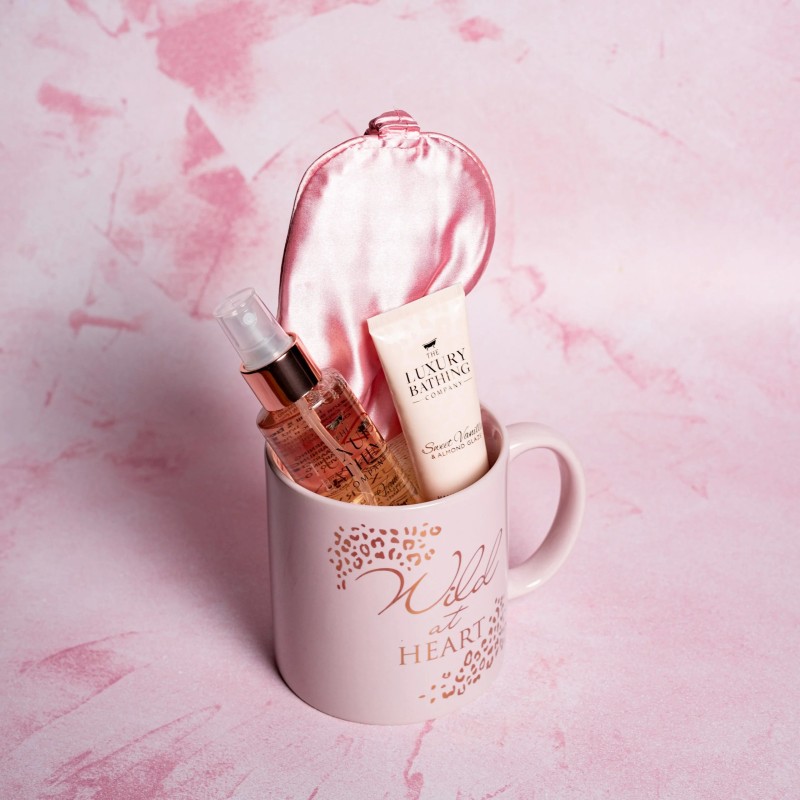 Wild at Heart Mug Set με άρωμα βανίλια και αμύγδαλο