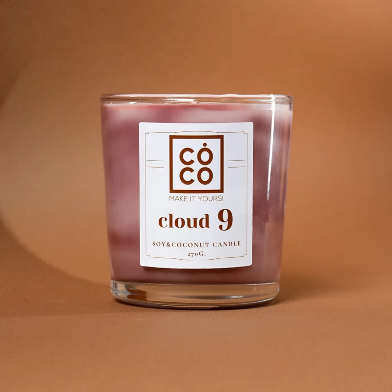 Aρωματικό κερί σόγιας & καρύδας CLOUD 9 (270g)