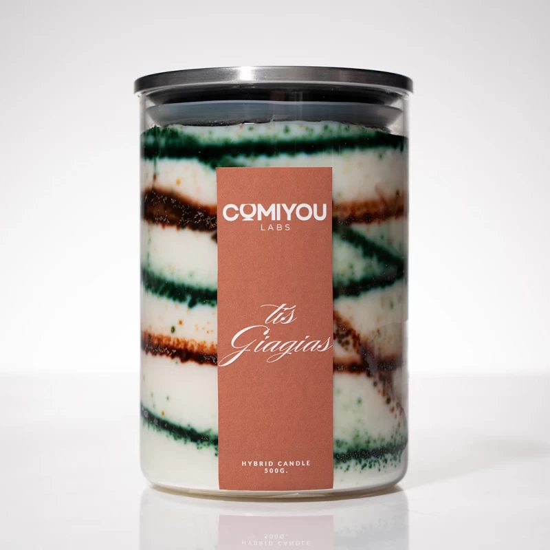 Aρωματικό κερί σόγιας & καρύδας TIS GIAGIAS (500g)