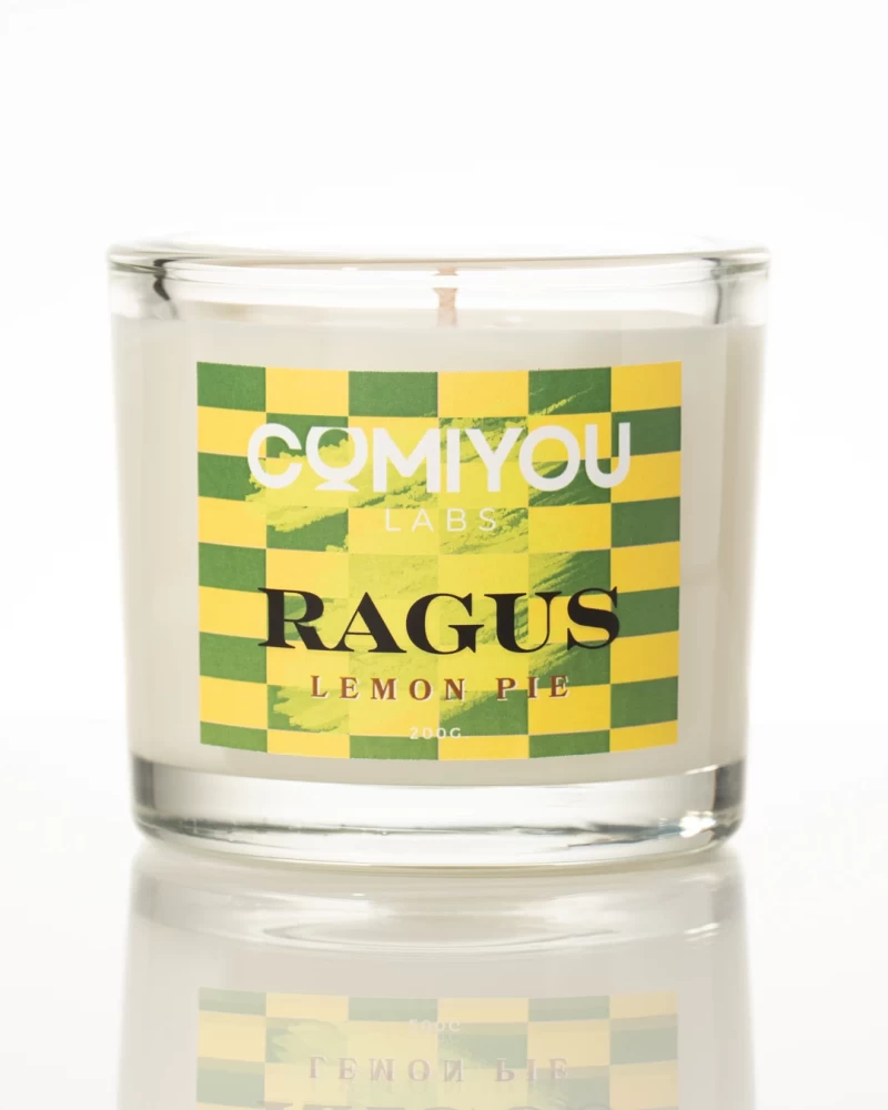 Αρωματικό κερί σόγιας & καρύδας LEMON PIE (200g)